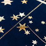 Обои с вышивкой ручной работы Cosmos Original colourway on velvet варинант исполнения - 4 | Loft Concept в Тюмени