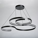 Люстра подвесная светодиодная в виде волнообразной ленты Ribbon Vortex варинант исполнения - 4 | Loft Concept в Тюмени