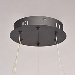 Люстра с двумя кольцами черного цвета с хрустальными элементами QUARTZ CRYSTAL варинант исполнения - 15 | Loft Concept в Тюмени