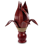 Настольная лампа красная INDONESIAN LAMPS варинант исполнения - 1 | Loft Concept в Тюмени