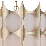 Подвесной светильник в форме цилиндра с фактурным серебряным каркасом и тканевым абажуром Silver Honeycomb варинант исполнения - 2 | Loft Concept в Тюмени