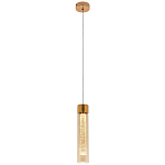 Подвесной светильник золото Sparkling Bubbles Tube Gold Amber Hanging Lamp варинант исполнения - 2 | Loft Concept в Тюмени