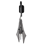 Бра черного цвета с плафоном из рельефного стекла Glass Pod варинант исполнения - 7 | Loft Concept в Тюмени