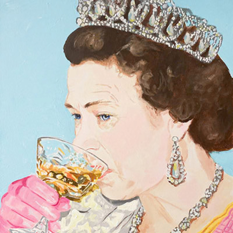 Картина Queen Elizabeth Getting Tanked Мульти Картина Queen Elizabeth Getting Tanked Мульти в Тюмени | Loft Concept