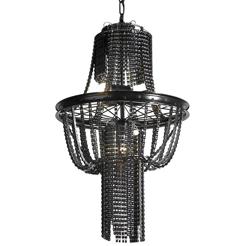 Люстра Chain chandelier Жемчужно-черный Люстра Chain chandelier Жемчужно-черный в Тюмени | Loft Concept