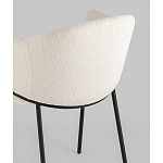 Стул Brace букле белый варинант исполнения - 3 | Loft Concept в Тюмени