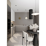 Кухонный гарнитур с фасадом в полоску Rainier Kitchen Set варинант исполнения - 4 | Loft Concept в Тюмени