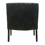 Полукресло с мягкой обивкой из жаккарда на 4-х ножках из массива березы Baroque Armchair black варинант исполнения - 2 | Loft Concept в Тюмени