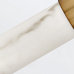 Бра для ванных комнат вертикальное с вытянутым плафоном из алебастра Hinkley варинант исполнения - 6 | Loft Concept в Тюмени