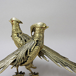 Статуэтка бронзовая пара Фазаны Bronze Birds варинант исполнения - 1 | Loft Concept в Тюмени