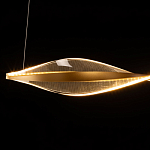 Люстра линейная с изогнутым плафоном Wave Line варинант исполнения - 7 | Loft Concept в Тюмени