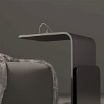 Stolik 90 Журнальный столик из шпона ясеня с чёрной эмалью варинант исполнения - 1 | Loft Concept в Тюмени