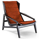 Дизайнерское кресло с подлокотниками из массива дерева Gio Ponti D.156.3 Armchair варинант исполнения - 1 | Loft Concept в Тюмени