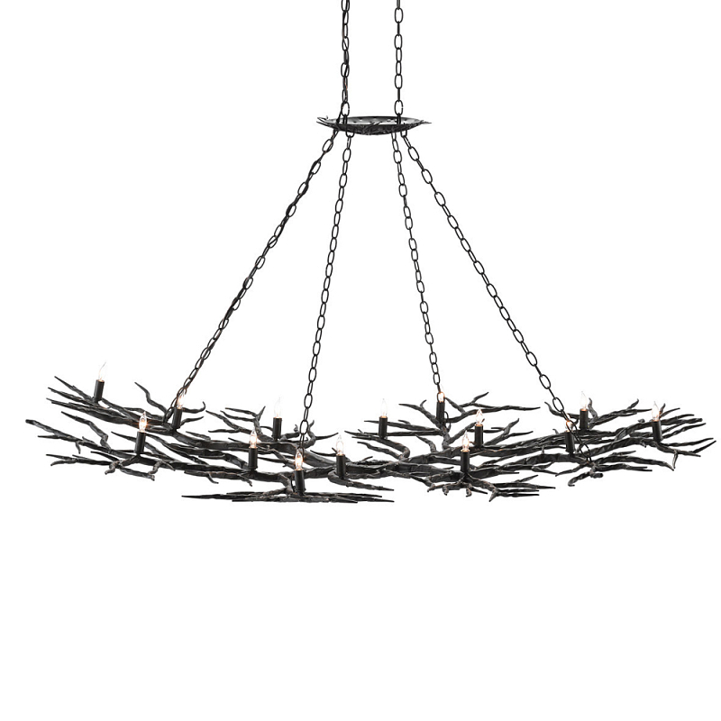 Люстра в виде веток Branched Tree Chandeliers Темная бронза винтаж Люстра в виде веток Branched Tree Chandeliers Темная бронза винтаж в Тюмени | Loft Concept