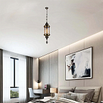 Подвесной светильник с янтарным стеклянным плафоном Amber Queen варинант исполнения - 2 | Loft Concept в Тюмени