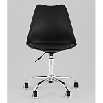 Офисный стул на металлическом основании EGGERY Black пластик варинант исполнения - 5 | Loft Concept в Тюмени