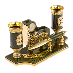 Настольный письменный набор из нефрита с ножом для бумаг в подарочной коробке Maecenas варинант исполнения - 2 | Loft Concept в Тюмени