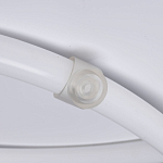 Люстра белого цвета с тремя изогнутыми светодиоидными плафонами Luke Lampco Tracer Lamp варинант исполнения - 6 | Loft Concept в Тюмени