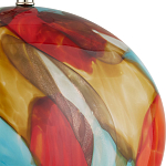 Настольная лампа разноцветная с овальным тканевым абажуром Abstraction варинант исполнения - 1 | Loft Concept в Тюмени
