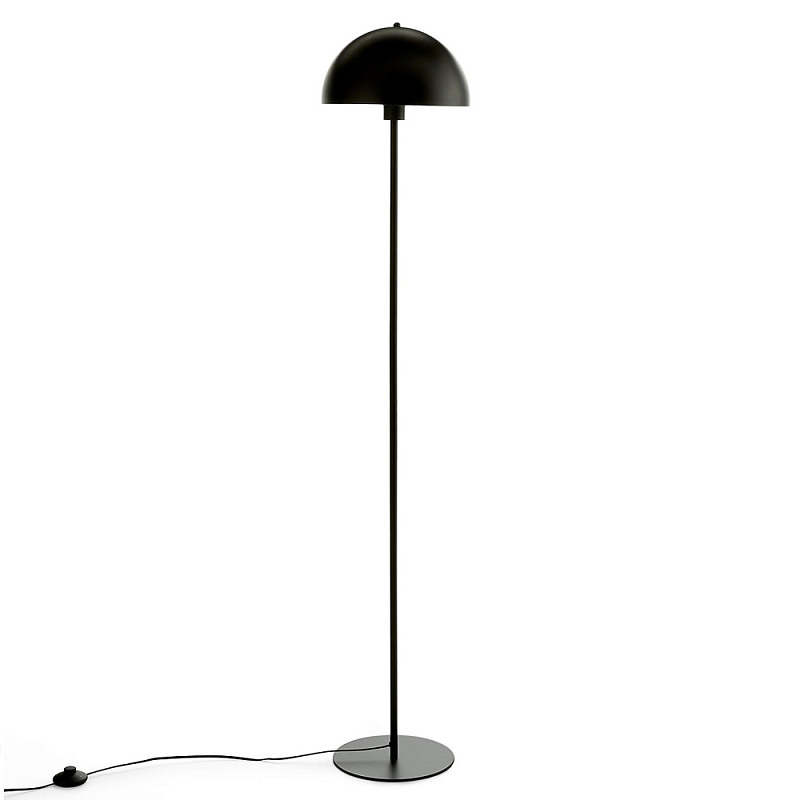 Торшер напольный из металла Dome of Light Black Черный Торшер напольный из металла Dome of Light Black Черный в Тюмени | Loft Concept