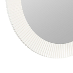 Зеркало в круглой фактурной раме Mirror Modern Texture белое варинант исполнения - 2 | Loft Concept в Тюмени