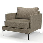 Мебельная ткань Шенилл коричневый цвет 138 см T4-28 варинант исполнения - 7 | Loft Concept в Тюмени