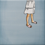 Плитка с узором Девочка единорог варинант исполнения - 4 | Loft Concept в Тюмени