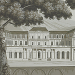 Обои ручная роспись Monuments of Paris Eau Forte on scenic paper варинант исполнения - 3 | Loft Concept в Тюмени