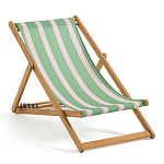 Шезлонг из акации и ткани Argentina варинант исполнения - 1 | Loft Concept в Тюмени