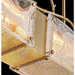 Люстра прямоугольная из фактурного стекла Chandelier Beam варинант исполнения - 1 | Loft Concept в Тюмени