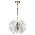 Люстра с крупными рельефным декором в виде лепестков 60 см Ethereal Bloom варинант исполнения - 2 | Loft Concept в Тюмени