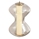 Бра светодиодное с стеклянным волнообразным плафоном Amphora of Light варинант исполнения - 4 | Loft Concept в Тюмени