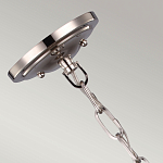 Подвесной светильник со стальным плафоном и белым матовым стеклянным шаром Feiss варинант исполнения - 3 | Loft Concept в Тюмени