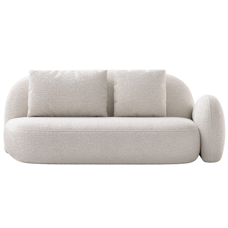 Двухместный модульный Диван Orus Белый в Тюмени | Loft Concept 