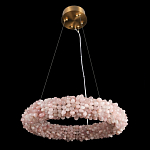 Люстра кольцевая с частичками натурального горного хрусталя Crystal Shimmer варинант исполнения - 3 | Loft Concept в Тюмени