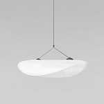 Подвесной светильник с белым тканевым плафоном в форме облака Crystal Cloud Junction варинант исполнения - 6 | Loft Concept в Тюмени