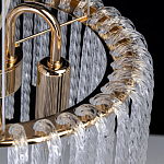 Люстра с подвесными рифлеными стеклянными трубками Nembus варинант исполнения - 19 | Loft Concept в Тюмени