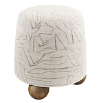 Пуф Wakonda ножки с деревянными шариками  варинант исполнения - 2 | Loft Concept в Тюмени