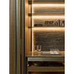 Кухонный гарнитур из дерева и камня с раздвижными дверцами OPERATING COLUMN 2.0 Dada Engenereed Kitchen варинант исполнения - 2 | Loft Concept в Тюмени