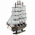 Декоративная модель деревянного тёмно-коричневого парусника в подарочной упаковке With The low варинант исполнения - 3 | Loft Concept в Тюмени