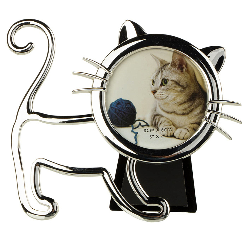 Фоторамка детская Childhood Corner Pussycat Серебряный Фоторамка детская Childhood Corner Pussycat Серебряный в Тюмени | Loft Concept
