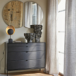 Комод из металла и кожи Guarin Chest of Drawers варинант исполнения - 6 | Loft Concept в Тюмени