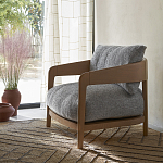 Кресло с каркасом из массива ясеня Deniaud Ash Grey Armchair варинант исполнения - 13 | Loft Concept в Тюмени