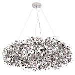 Люстра подвесная круглая с многочисленными металлическими круглыми элементами Terzani Argent варинант исполнения - 2 | Loft Concept в Тюмени