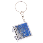 Зеркало брелок складное двухстороннее из натурального камня Лазурит Stone Mirrors варинант исполнения - 5 | Loft Concept в Тюмени