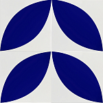 Дизайнерская плитка с узором Лепесток варинант исполнения - 2 | Loft Concept в Тюмени