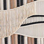 Художественный Гобелен из нитей Макраме Dunes Wall Art варинант исполнения - 2 | Loft Concept в Тюмени