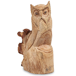 Статуэтка из дерева сова Animals of the World 20 варинант исполнения - 1 | Loft Concept в Тюмени
