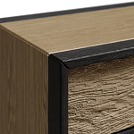 Комод 4 ящика с подсветкой на рельефном фасаде Warm Industrial варинант исполнения - 4 | Loft Concept в Тюмени