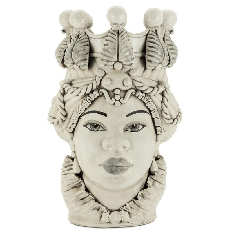 Ваза Vase Moro Lady Neutral Big Бежевый Ваза Vase Moro Lady Neutral Big Бежевый в Тюмени | Loft Concept